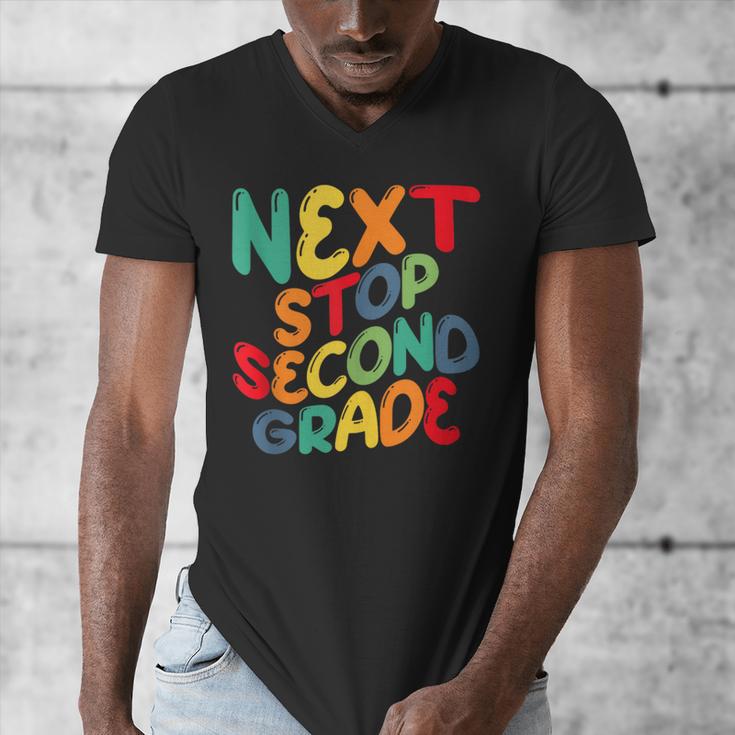 Next Stop Second Grade 1st Grade Graduation Day Kids Men's V-Neck T-Shirt