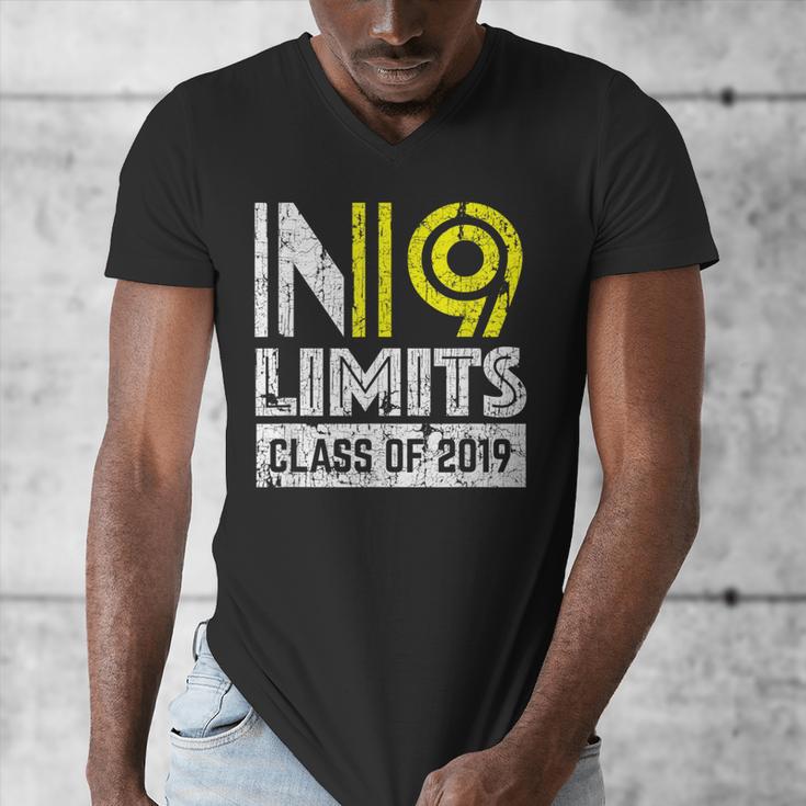 No Limits Cool Class Of 2019 Graduation Men's V-Neck T-Shirt
