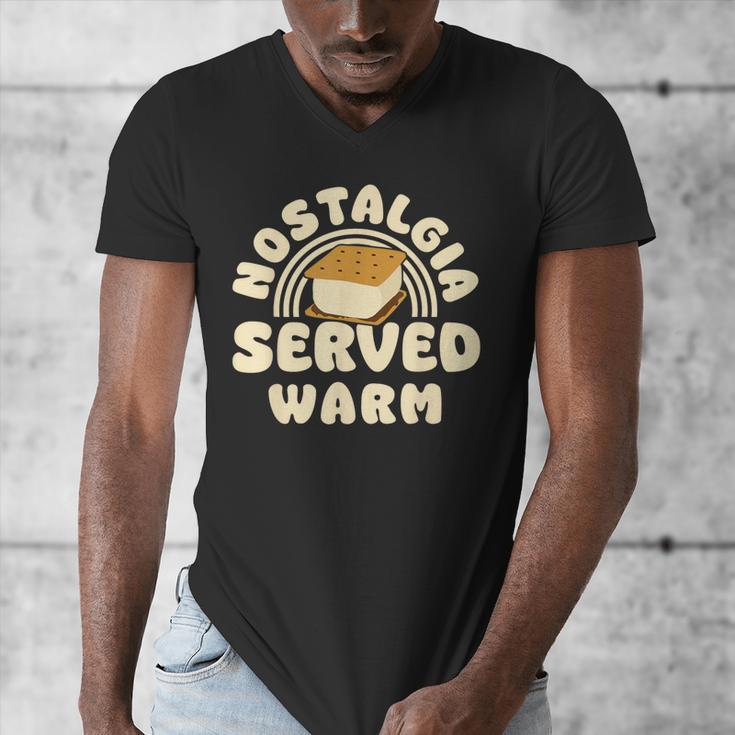 Nostalgia Served Warm Smore Men's V-Neck T-Shirt