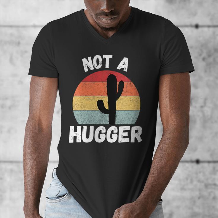 Not A Hugger Cactus Introvert Antisocial Men's V-Neck T-Shirt Not A Hugger Cactus Introvert Antisocial Men's V-Neck T-Shirt