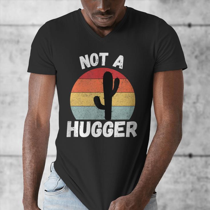 Not A Hugger Cactus Introvert Antisocial Men's V-Neck T-Shirt Not A Hugger Cactus Introvert Antisocial Men's V-Neck T-Shirt