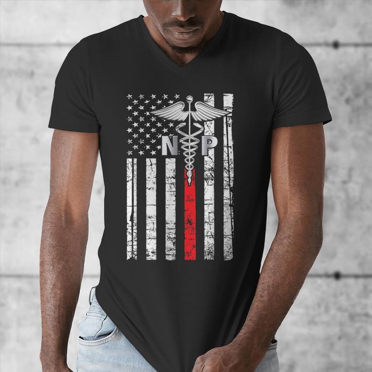 NP Nurse 2026 Practitioner Graduation Vintage Nursing Nurse Men's V-Neck T-Shirt