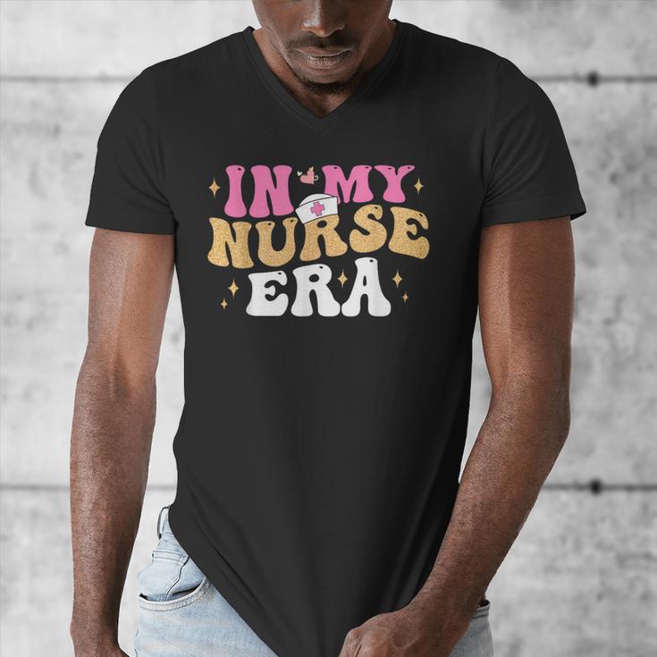 In My Nurse Era Nursing School Graduation Women Men's V-Neck T-Shirt