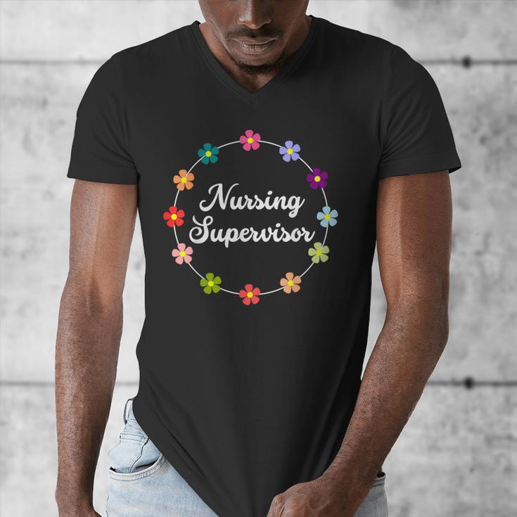 Nursing Supervisor Nurse Saying Graduation Proud Nurse Love Men's V-Neck T-Shirt