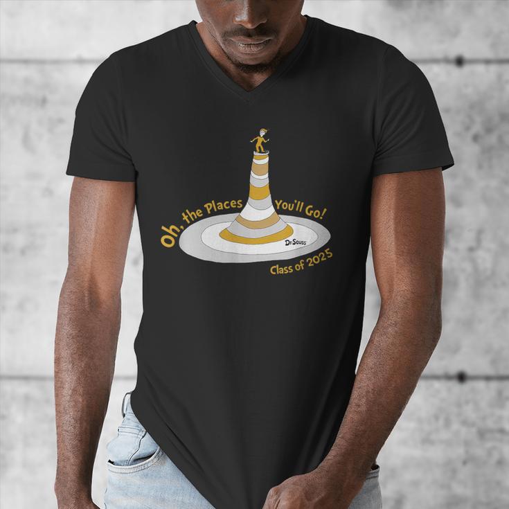 Oh The Places You’Ll Go 2025 Graduation Men's V-Neck T-Shirt