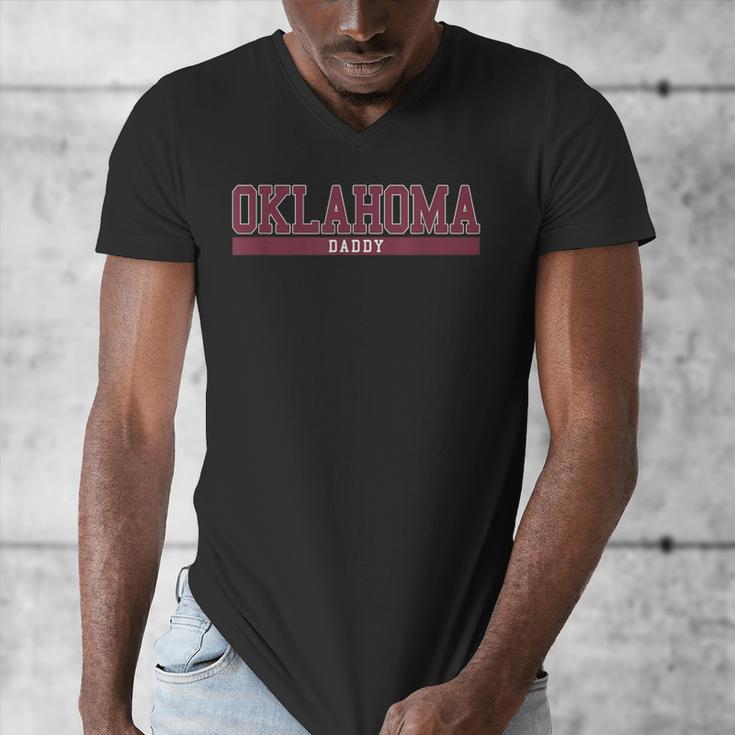 Oklahoma Dad University Sports Men's V-Neck T-Shirt