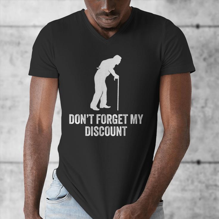 Old Man Gag Old Person Older People Men Dad Birthday Men's V-Neck T-Shirt