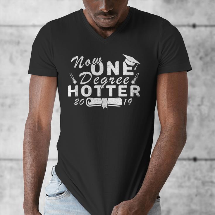 Now One Degree Hotter 2019 Graduation Men's V-Neck T-Shirt