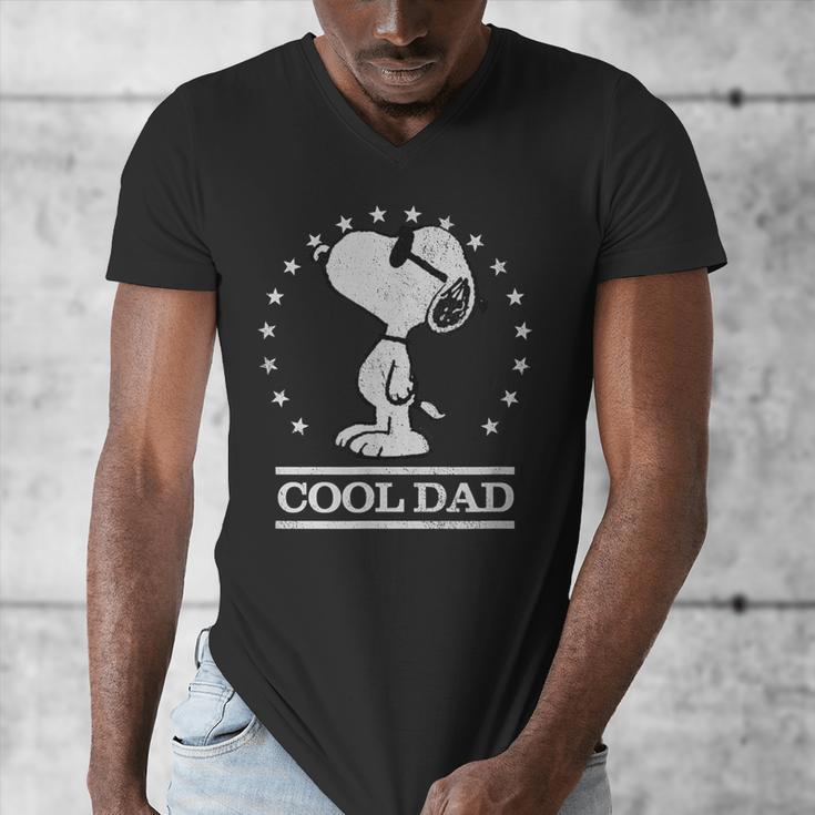 Peanuts Snoopy Cool Dad Men's V-Neck T-Shirt