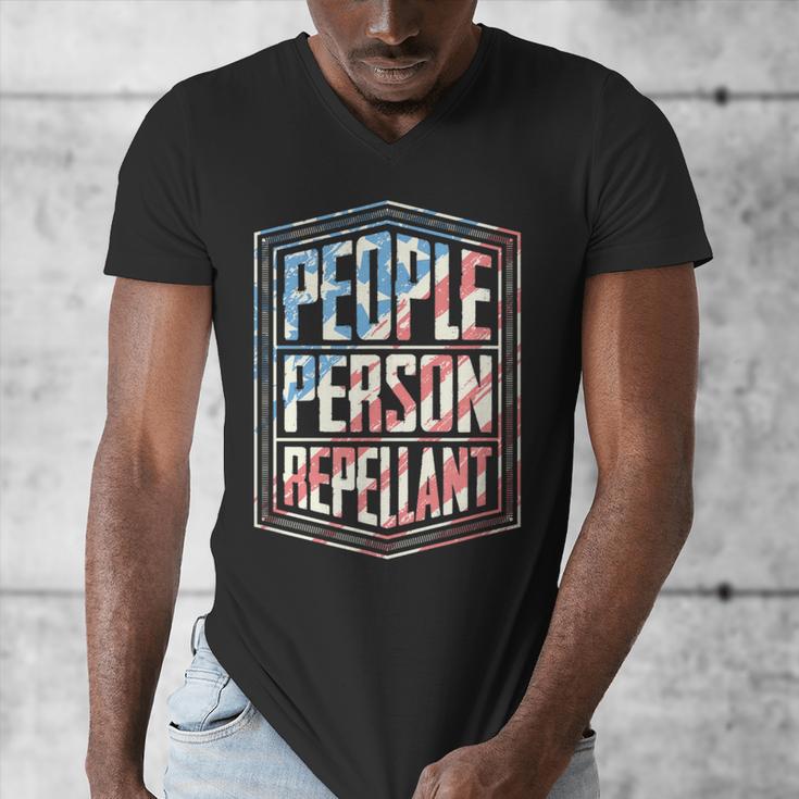 People Person Repellant Introvert Men's V-Neck T-Shirt