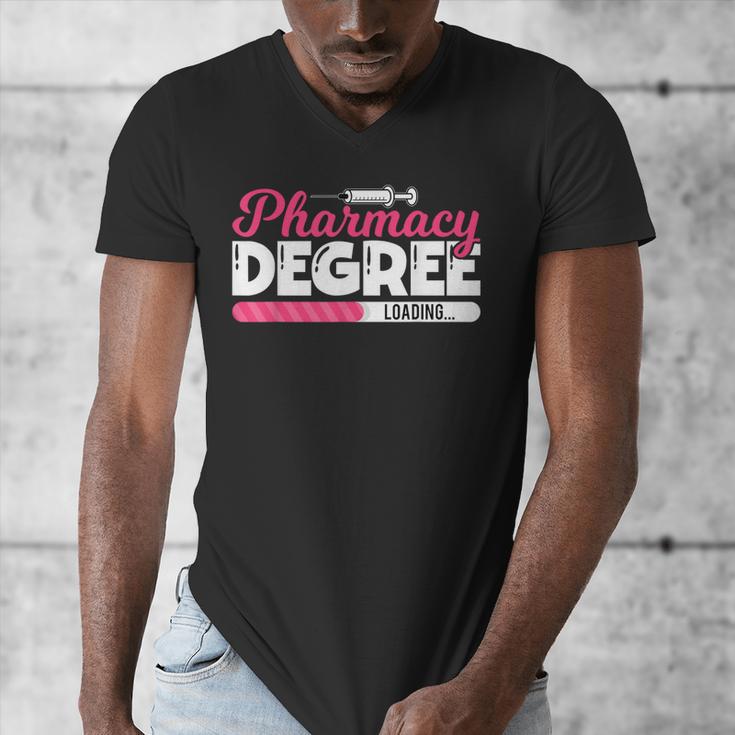 Pharmacy Degree Loading Future Pharmacist Graduation Men's V-Neck T-Shirt