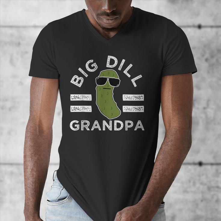 Pickle Pun Big Dill Grandpa Dad Joke Grandfather Humor Men's V-Neck T-Shirt Pickle Pun Big Dill Grandpa Dad Joke Grandfather Humor Men's V-Neck T-Shirt
