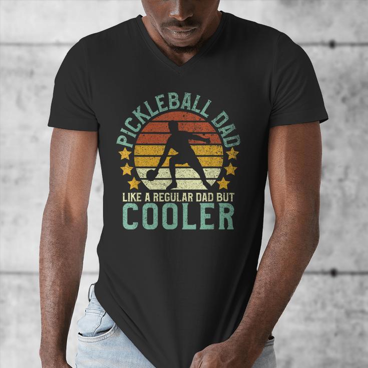 Pickleball Dad Pickleball Player Men's V-Neck T-Shirt