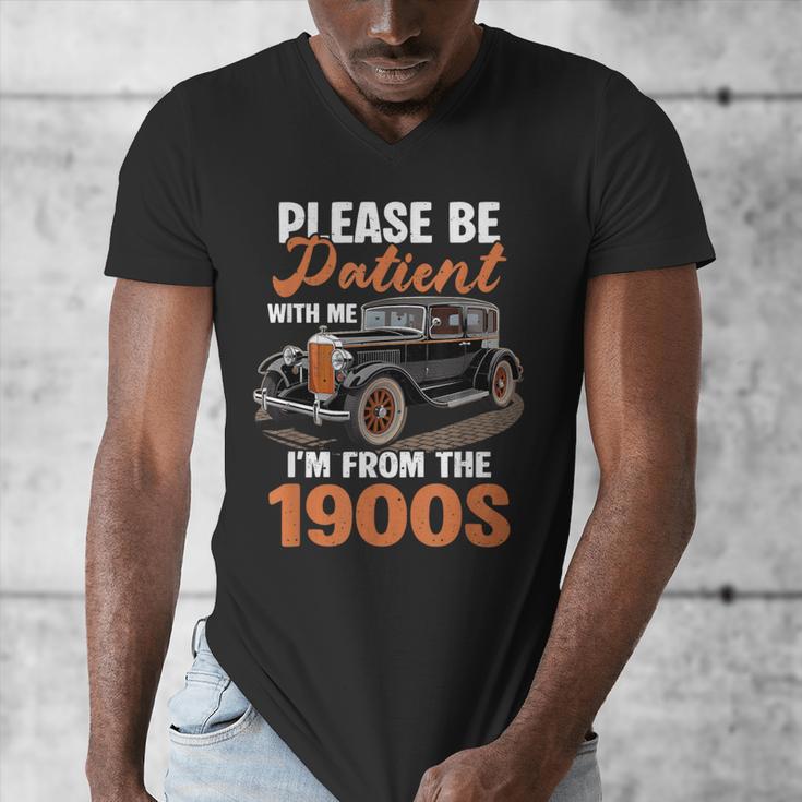 Please BePatient With-Me I'm From The 1900s Vintage Car Men's V-Neck T-Shirt Please BePatient With-Me I'm From The 1900s Vintage Car Men's V-Neck T-Shirt