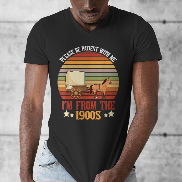 Please Be Patient With Me I'm From The 1900s Cool Dad Men's V-Neck T-Shirt Please Be Patient With Me I'm From The 1900s Cool Dad Men's V-Neck T-Shirt