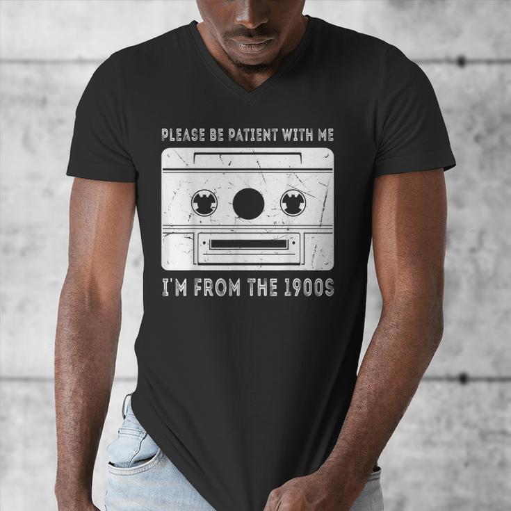 Please Be Patient I'm From The 1900s Cowboy Saying Men's V-Neck T-Shirt Please Be Patient I'm From The 1900s Cowboy Saying Men's V-Neck T-Shirt