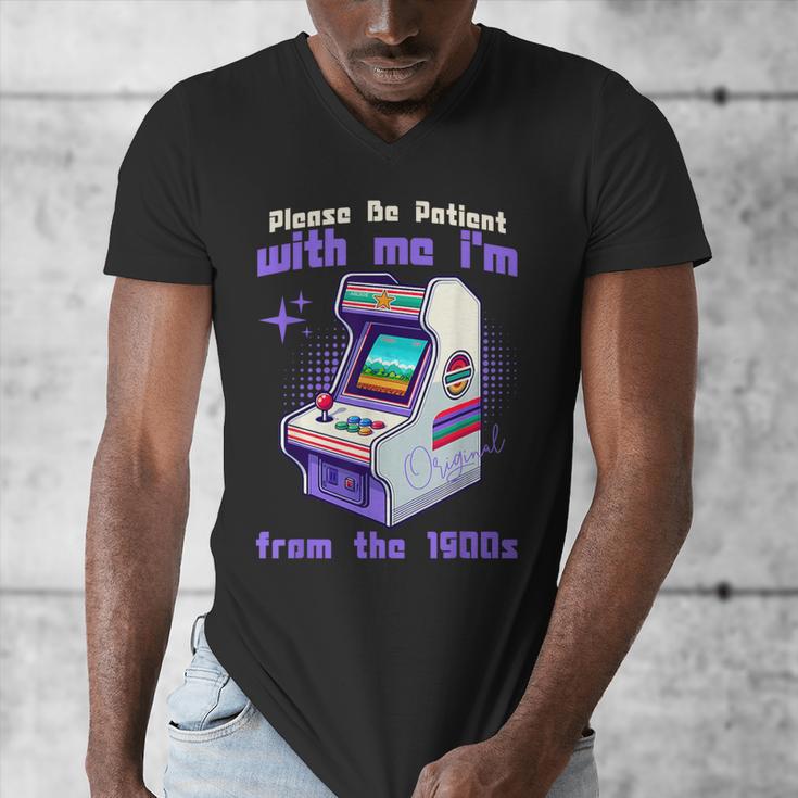Please Be Patient With Me I'm From The 1900s Gamer Gaming Men's V-Neck T-Shirt
