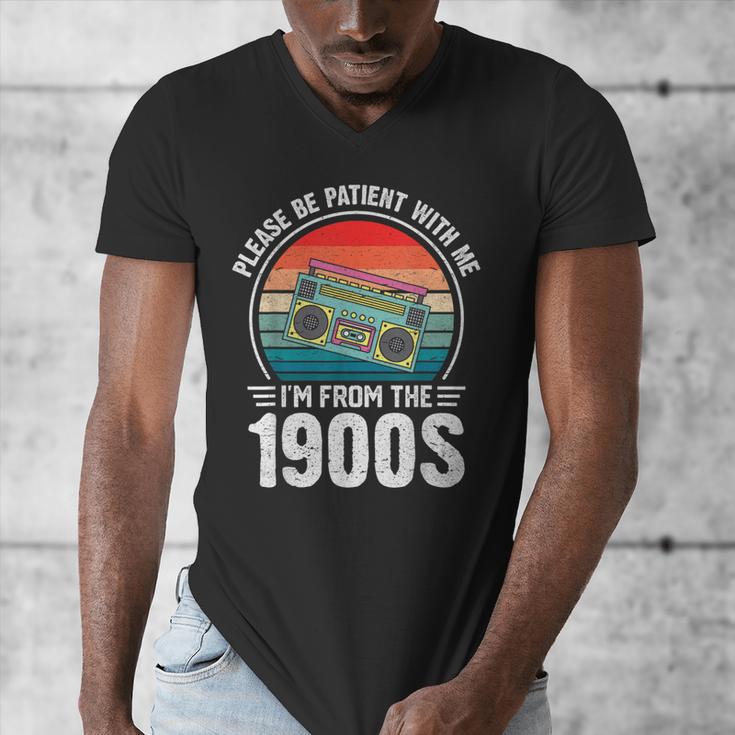 Please Be Patient With Me I'm From The 1900s Music Men's V-Neck T-Shirt