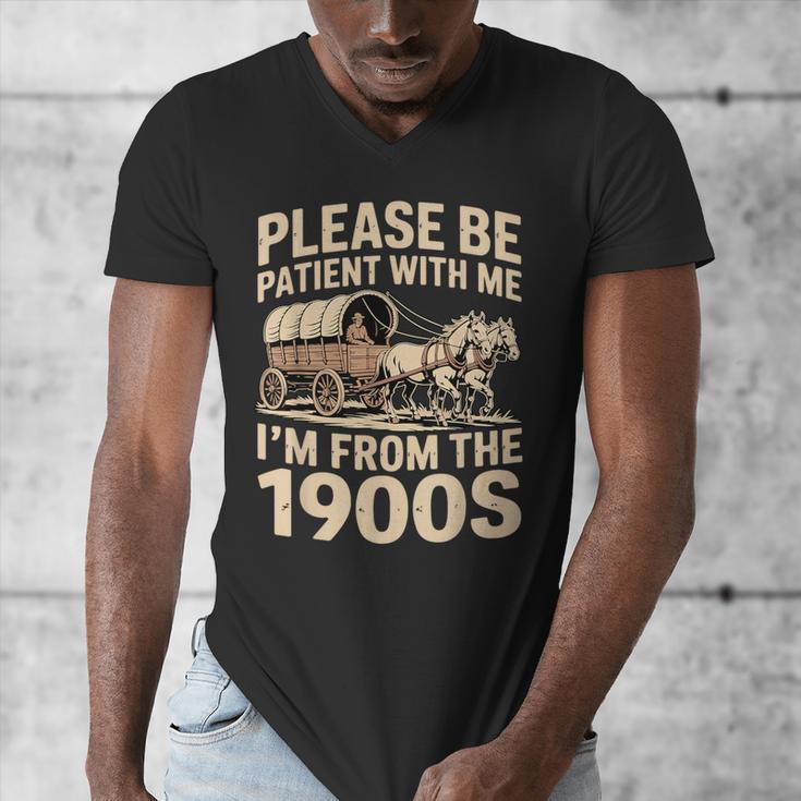 Please Be Patient With My I'm From The 1900s Retired Men's V-Neck T-Shirt
