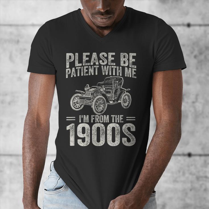 Please Be Patient I'm From The 1900s Vintage Car Men's V-Neck T-Shirt