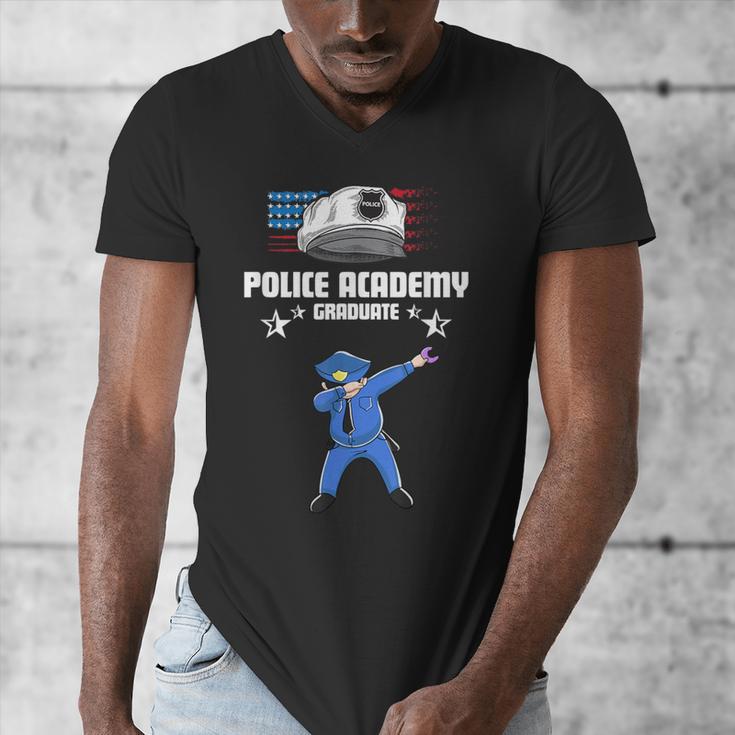 Police Academy Graduate Shirt Police Academy Graduation Gift Men's V-Neck T-Shirt