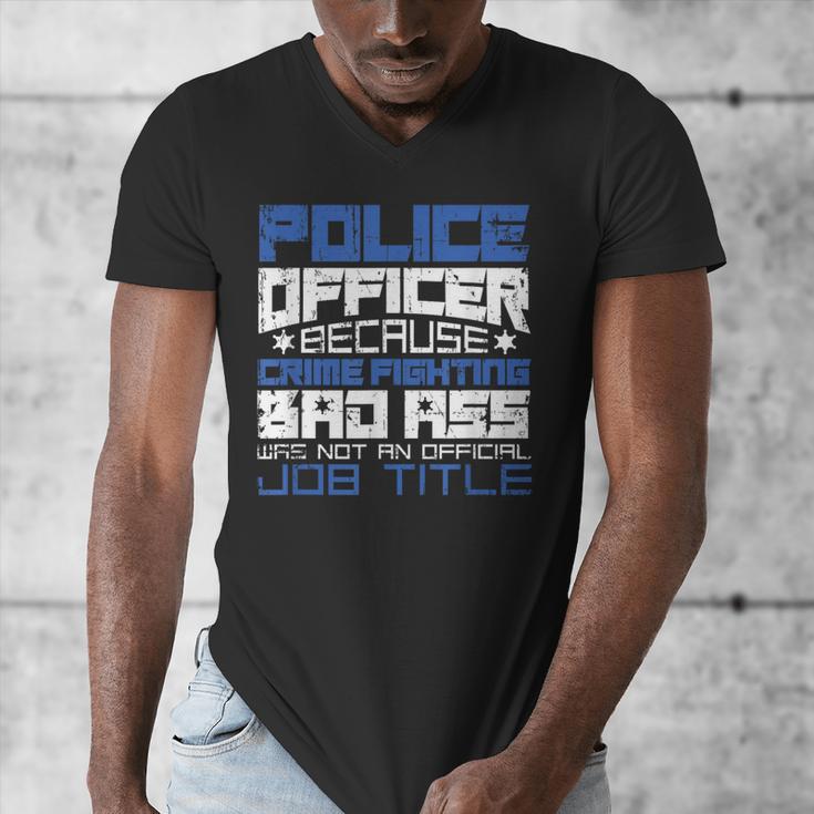 Police Officer Saying Academy Graduation Women Men Men's V-Neck T-Shirt
