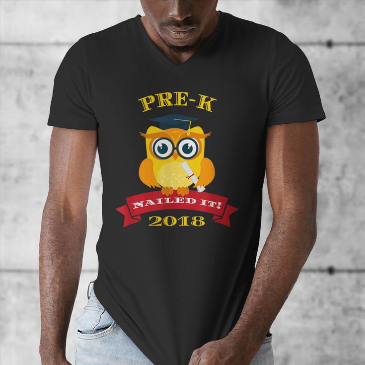 Pre-K Graduation 2018 Cute Owl Men's V-Neck T-Shirt