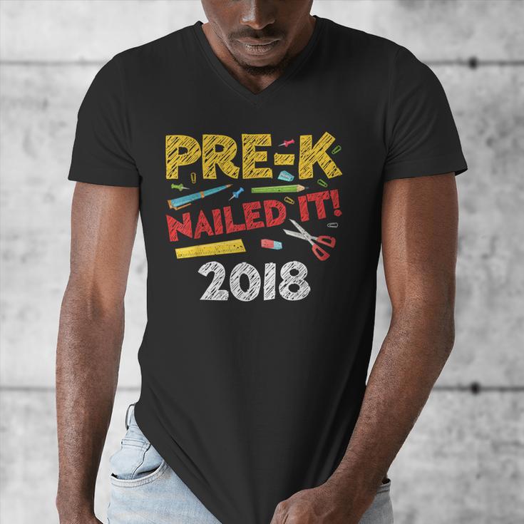 Pre-K Nailed It Class Of 2018 Graduation Men's V-Neck T-Shirt