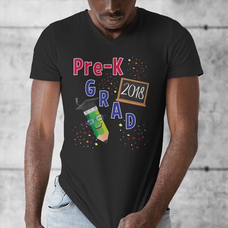Pre Kindergarten Graduation 2018 Fun Graduate Shirt For Kids Men's V-Neck T-Shirt