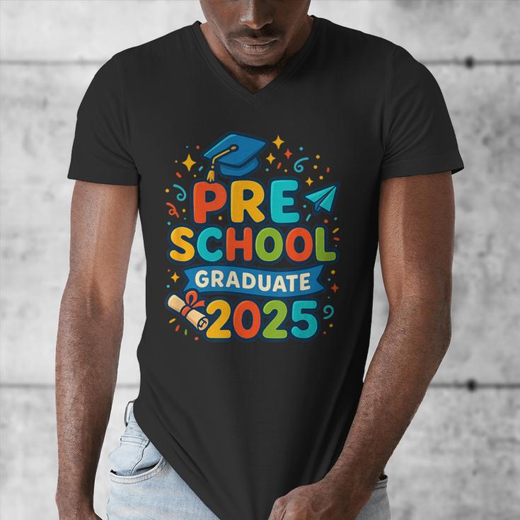 Preschool Graduation 2025 Pre-k Graduate Kids Boys Girls Men's V-Neck T-Shirt