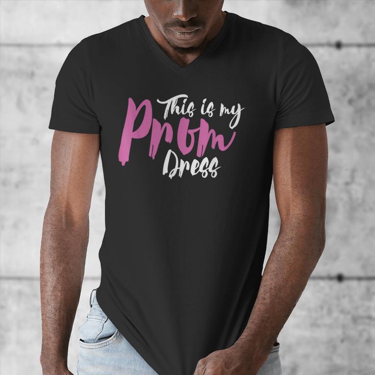 This Is My Prom Dress Shirt Senior Graduation Cute Tee Men's V-Neck T-Shirt