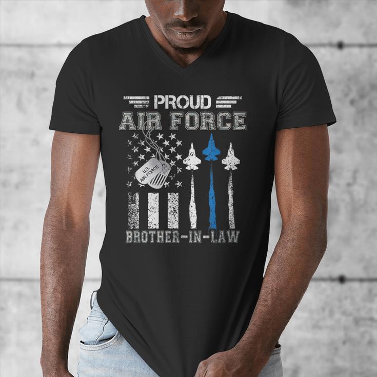 Proud Air Force Brother-In-Law US Air Force Graduation Men's V-Neck T-Shirt
