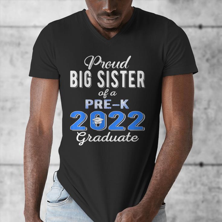 Proud Big Sister Of Pre K School Graduate 2022 Graduation Men's V-Neck T-Shirt