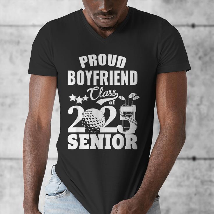 Proud Boyfriend Class Of 2025 Graduation Senior 2025 Golf Men's V-Neck T-Shirt