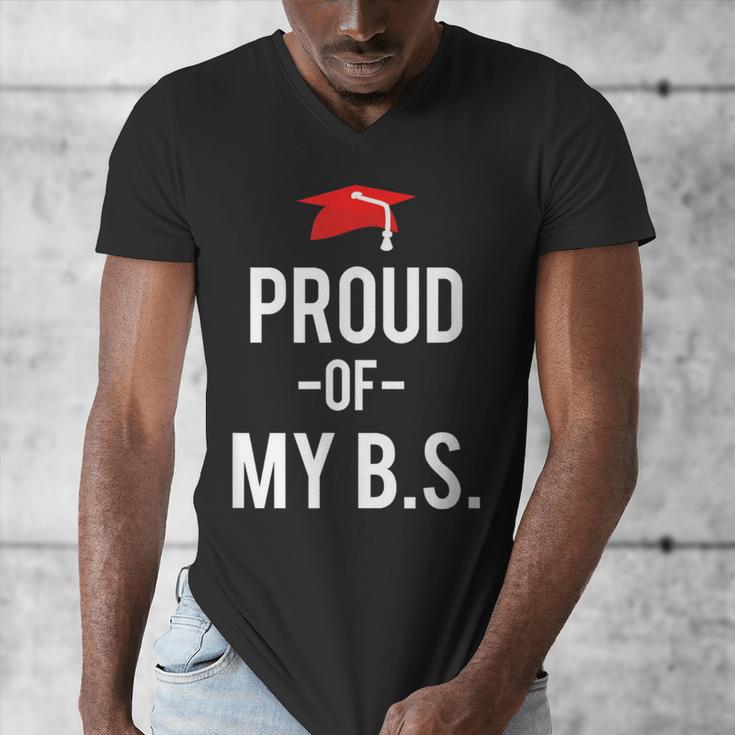 Proud Of My BS Graduation Bachelor's Degree T-Shirt Men's V-Neck T-Shirt