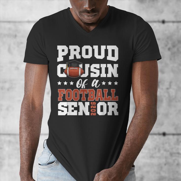 Proud Cousin Of a Football Senior 2026 Graduation Gifts Men's V-Neck T-Shirt
