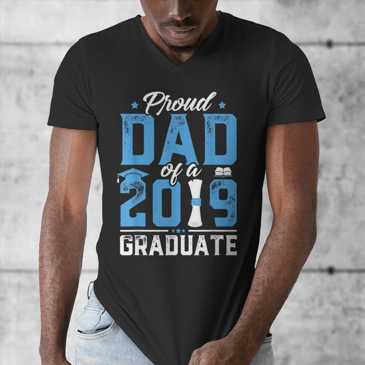 Proud Dad Of A Class Of 2019 Graduate TShirt Graduation Men's V-Neck T-Shirt