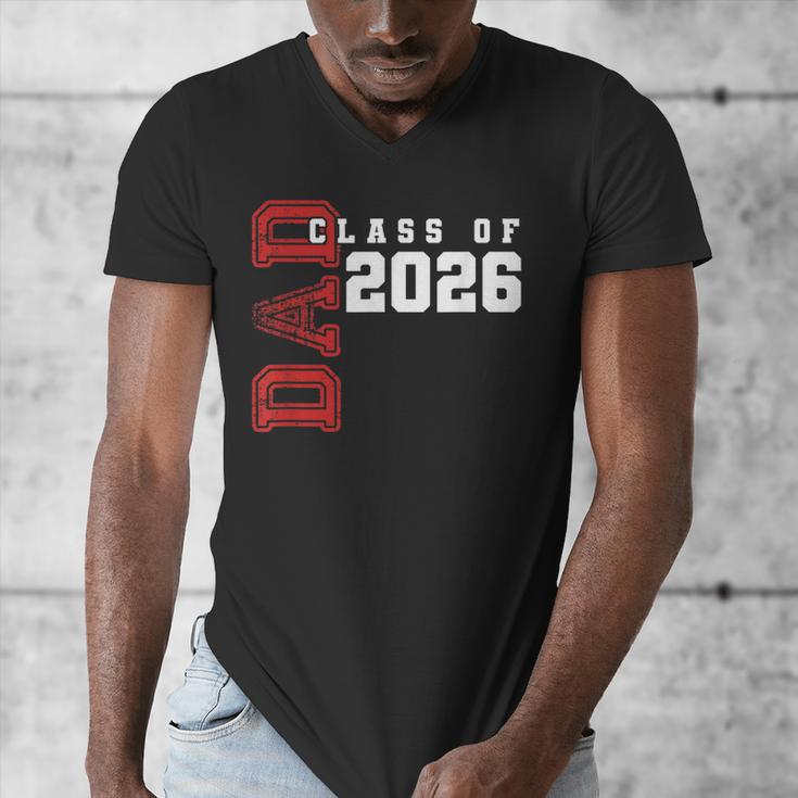 Proud Dad Of Class Of 2026 Graduate Men's V-Neck T-Shirt