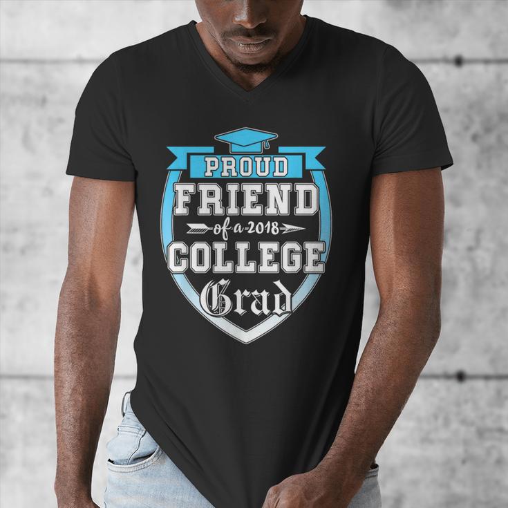 Proud Friend Of a 2018 College Grad Graduation Men's V-Neck T-Shirt
