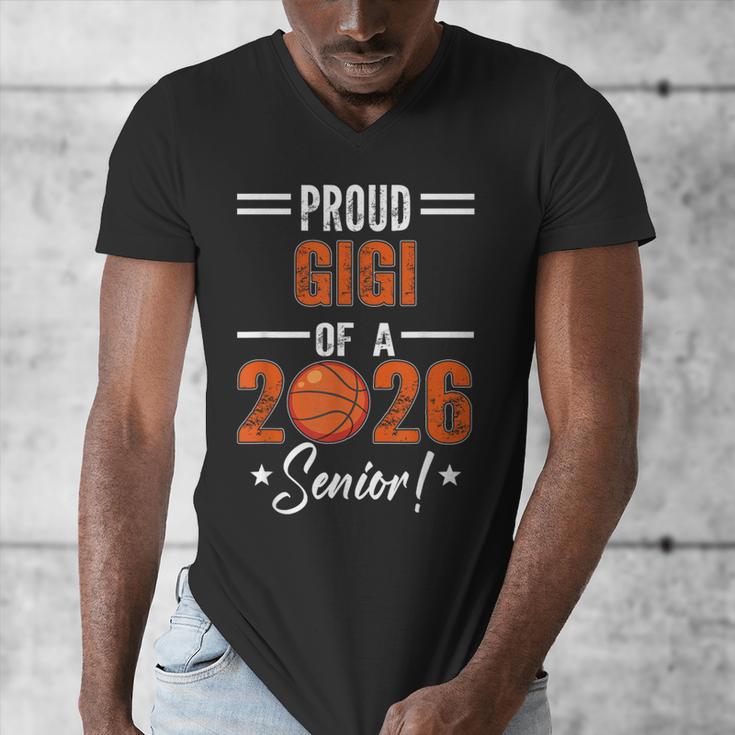 Proud GIGI Of 2026 Senior Basketball Student Graduation Men's V-Neck T-Shirt