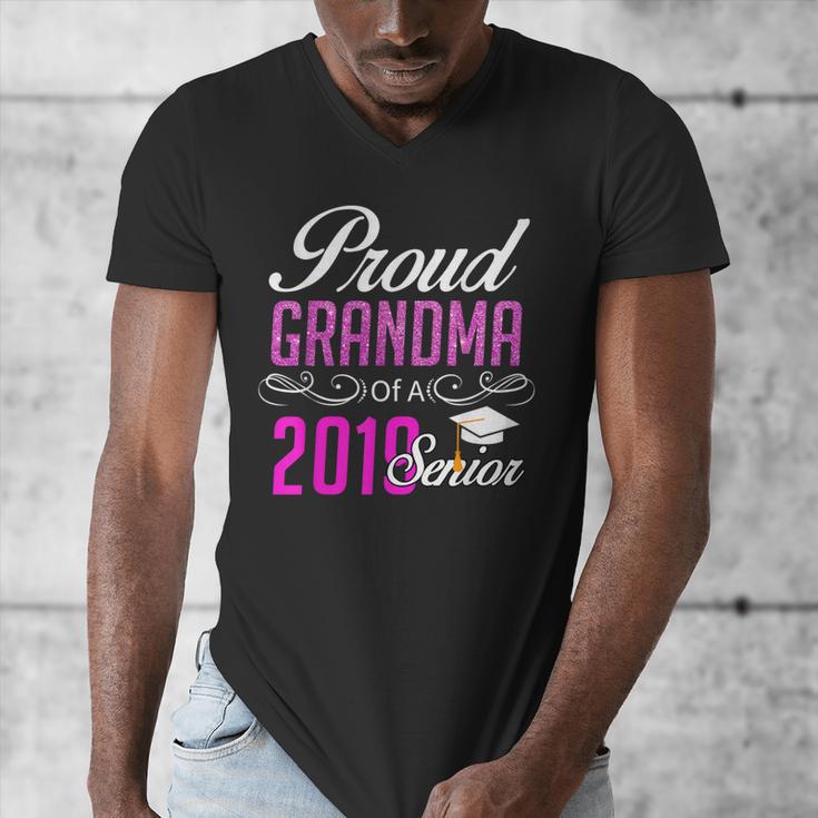Proud GRANDMA Of A Class 2019 Senior Graduation Men's V-Neck T-Shirt