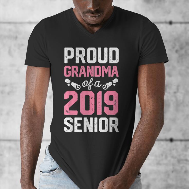Proud Grandma Of A Class 2019 SeniorShirt Graduation Men's V-Neck T-Shirt