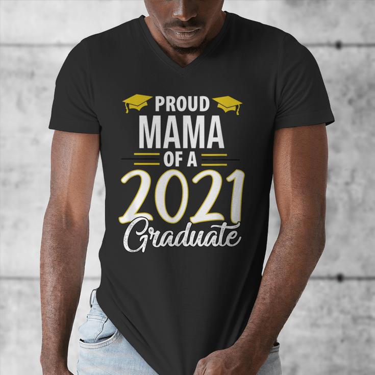 Proud Mama Of A 2021 Graduate Graduation Clothes MBA PhD Men's V-Neck T-Shirt