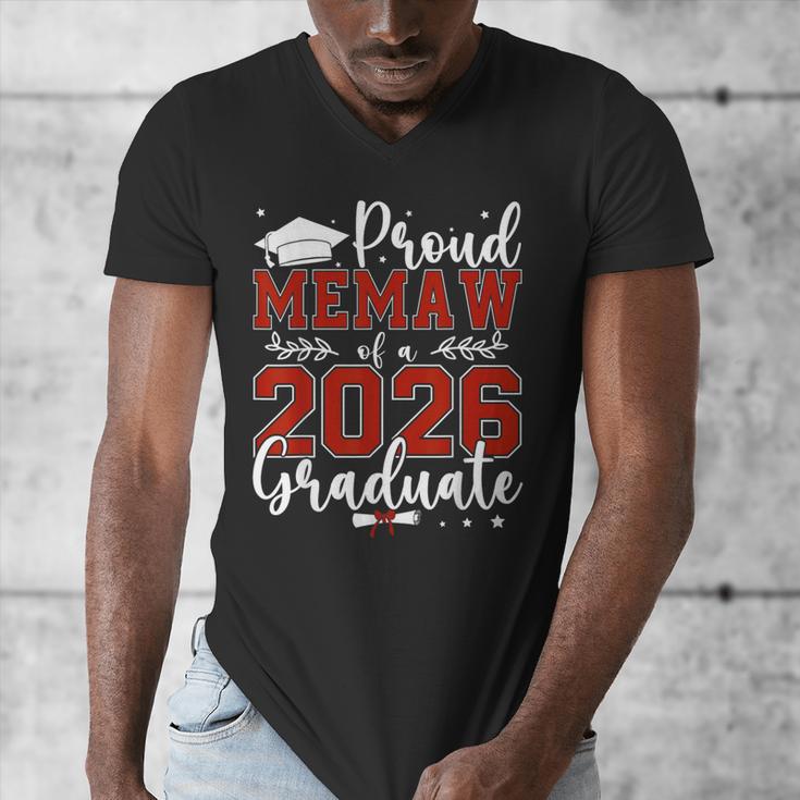 Proud Memaw Of a Class Of 2026 Graduate For Graduation Men's V-Neck T-Shirt