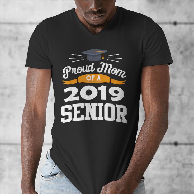 Proud Mom Of A 2019 Senior Graduation Class Outfit T-Shirt Men's V-Neck T-Shirt