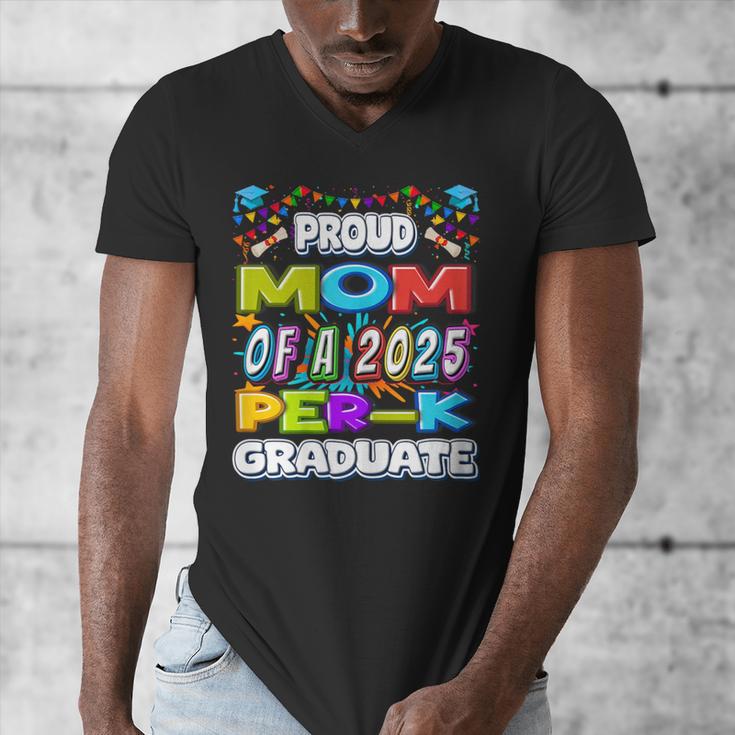 Proud MOM Of a 2025 PRE-K Graduate -Graduation Men's V-Neck T-Shirt