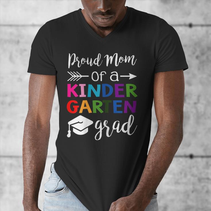 Proud Mom Of A Kindergarten Grad Shirt Graduation Men's V-Neck T-Shirt