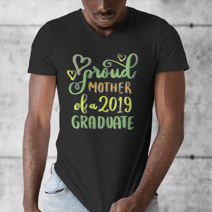 Proud Mother Of a 2019 Graduate Graduation T-Shirt Men's V-Neck T-Shirt