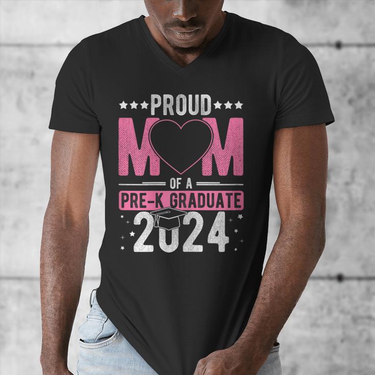 PROUD MUM OF A Pre-K GRAD 2024 Pre-K Graduation 2024 Mom Men's V-Neck T-Shirt