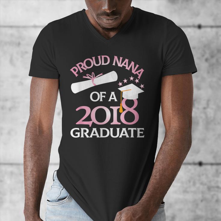 Proud Nana Of a 2018 Graduate Grandmother Graduation Men's V-Neck T-Shirt